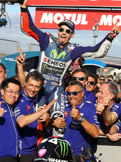 Le vainqueur Jorge Lorenzo, Yamaha Factory Racing