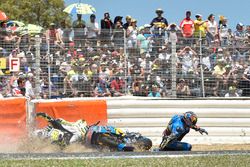 Crash: Alvaro Bautista, Aspar Racing Team; Jack Miller, Estrella Galicia 0,0 Marc VDS