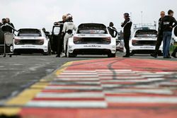 Mattias Ekström, EKS, Audi S1 EKS RX Quattro; Toomas Heikkinen, EKS, Audi S1 EKS RX Quattro; Reinis 