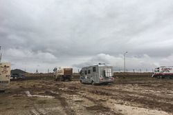 Inundación en el Bivouac en Oruro