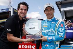 Polesitter Takuma Sato, Andretti Autosport Honda