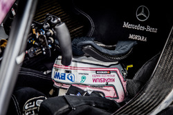 Il casco di Edoardo Mortara, Mercedes-AMG Team HWA, Mercedes-AMG C63 DTM
