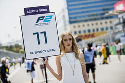 La grid girl de Ralph Boschung, Campos Racing