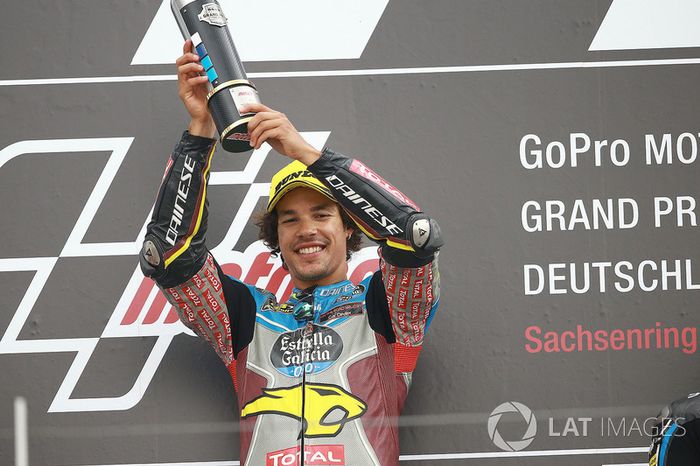 Podium: ganador, Franco Morbidelli, Marc VDS