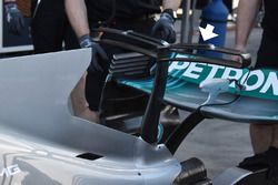 T-wing de la Mercedes W08