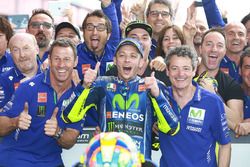 Second place Valentino Rossi, Yamaha Factory Racing