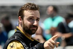 James Hinchcliffe, Schmidt Peterson Motorsports Honda, durante la pit stop competition