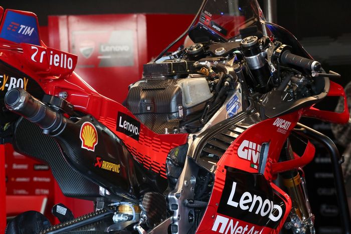 Ducati Team bike detail