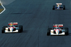 Ayrton Senna, McLaren Honda, Gerhard Berger, McLaren Honda