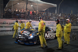 Chris Forsberg, Nissan 370Z, crashed car