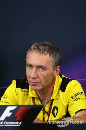 Bob Bell, Renault Sport F1 Team Chief Technical Officer in the FIA Press Conference