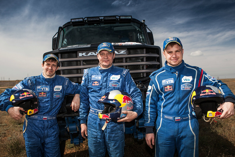 Kamaz: Eduard Nikolaev, Evgeny Yakovlev, Vladimir Rybakov