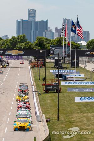 Cars lined up