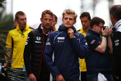 Marcus Ericsson, Sauber and Jenson Button, McLaren