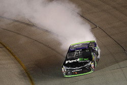 Race winner Denny Hamlin, Joe Gibbs Racing Toyota