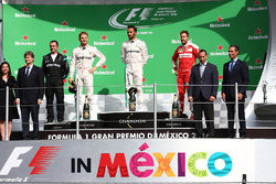 Podium: race winner Lewis Hamilton, Mercedes AMG F1, second place Nico Rosberg, Mercedes AMG F1, third place Sebastian Vettel, Ferrari