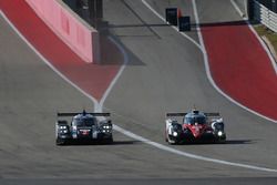 #2 Porsche Team Porsche 919 Hybrid: Romain Dumas, Neel Jani, Marc Lieb, #5 Toyota Racing Toyota TS050 Hybrid: Sébastien Buemi, Kazuki Nakajima, Anthony Davidson