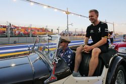 Kevin Magnussen, Renault Sport F1 Team lors de la parade des pilotes