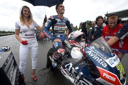 Loris Baz, Avintia Racing with a lovely grid girl