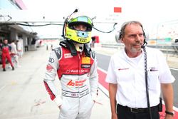 Jamie Green, Audi Sport Team Rosberg, Audi RS 5 DTM avec son ingénieur Erich Baumgärtner