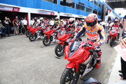Marc Marquez test ride All New Honda CBR250RR