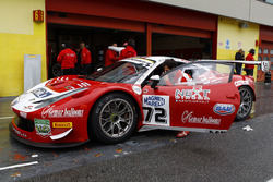 #72 Ferrari 458 Italia-GT3, Scuderia Baldini 27 Network: Leo-Cheever ai box