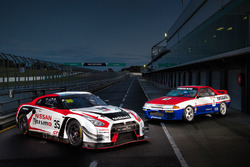 The current Nissan GT-R NISMO GT3 with the 1991 GT-R