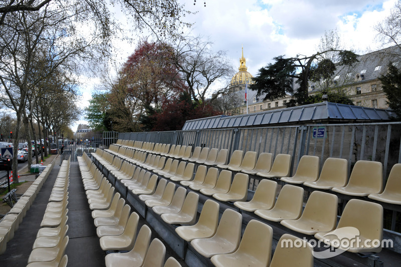 ePrix de París, el circuito urbano en construcción