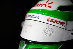 The helmet of Nico Hulkenberg, Sahara Force India F1