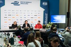 Alejandro Agag, CEO Formula E, Daniel Abt, ABT Schaeffler Audi Sport and Cornelia Yzer, Berlin Senator for Economics, Technology and Research