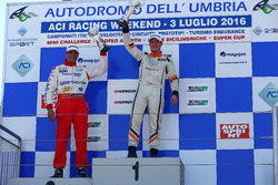 Gara 1 podio TCS 1.4: Kevin Giacon, Alfa Romeo Mito-TCS, Silvano Bolzoni, Alfa Romeo Mito-TCS