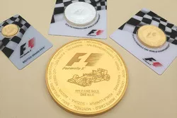 Formula 1, gold coin