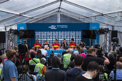 Press conference: Jürgen Abt, Nick Heidfeld, Daniel Abt, René Rast, Lucas di Grassi, Sébastien Buemi