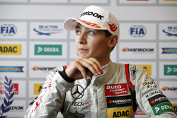 Press conference, George Russell, HitechGP, Dallara F312 - Mercedes-Benz,