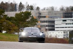 Rollout of the 2017 Porsche GTE/GTLM car at Weissach