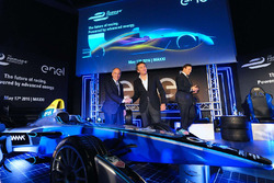 Alejandro Agag, CEO Formula E, Francesco Starace, CEO General Manager Enel Group