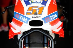 Les ailerons sur la Ducati de Michele Pirro, Ducati Team