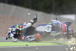 Jorge Lorenzo, Yamaha Factory Racing accidente