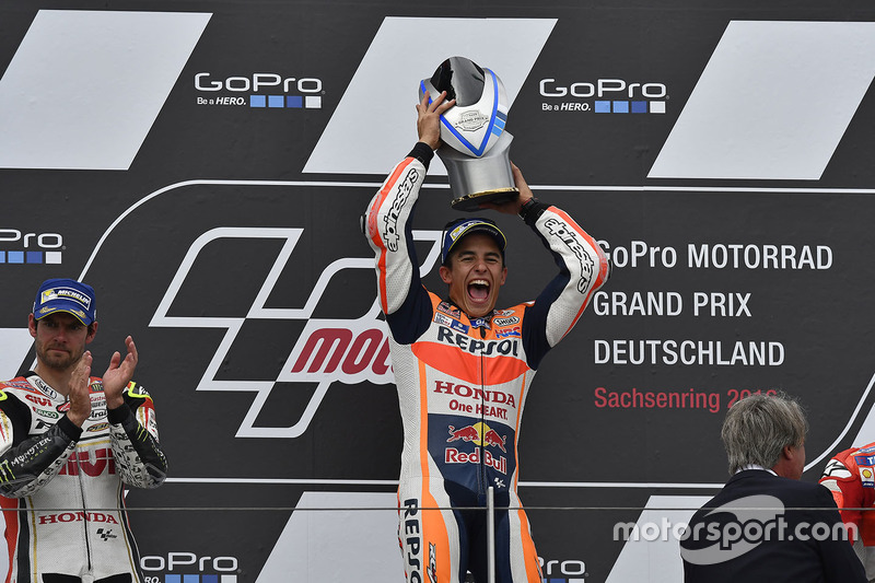 Podium: ganador, Marc Márquez, Repsol Honda Team