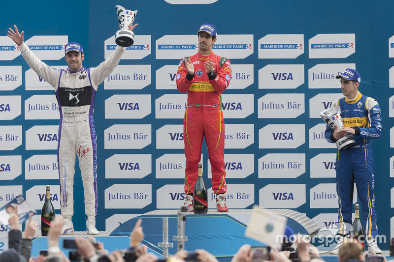 Podio: segundo lugar Jean-Eric Vergne, DS Virgin Racing