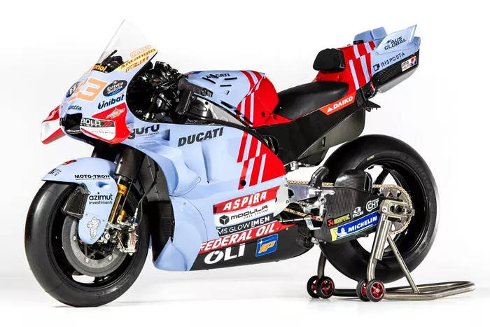 Marc Márquez, decoración de la moto Gresini Racing