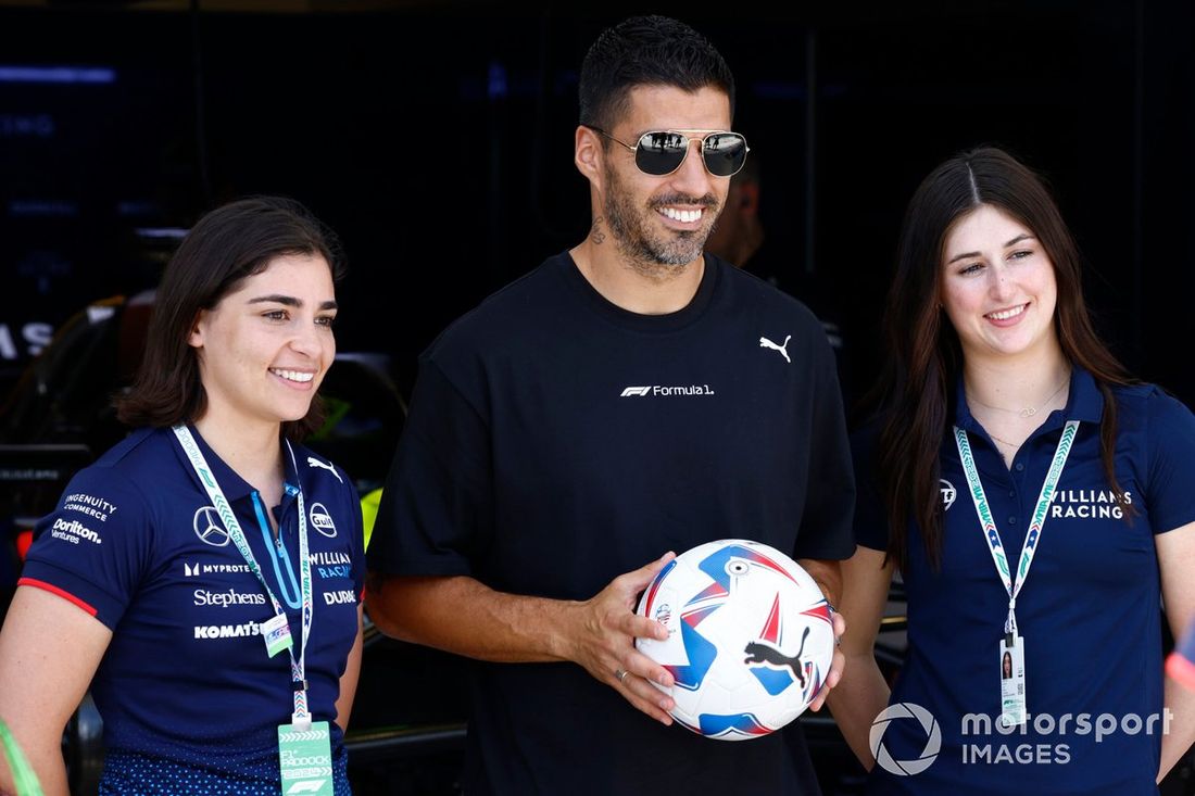 Lia Block, ART Grand Prix, Jamie Chadwick, Asesor de la Academia de F1, Williams Racing, Luis Suárez, futbolista profesional del Inter de Miami.