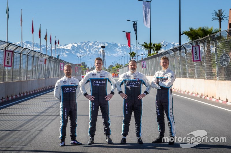 Andy Priaulx, Cyan Performance Lynk & Co 03 TCR, Thed Björk, Cyan Racing Lynk & Co 03 TCR, Yvan Muller, Cyan Racing Lynk & Co 03 TCR, Yann Ehrlacher, Cyan Performance Lynk & Co 03 TCR