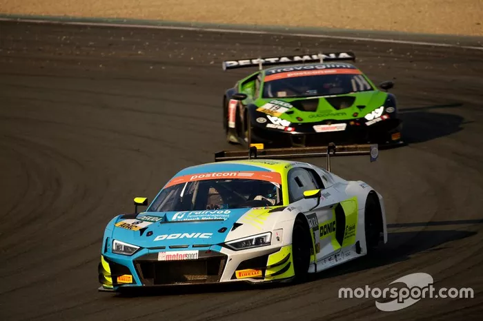 #8 HCB-Rutronik Racing Audi R8 LMS: Carrie Schreiner, Dennis Marschall
