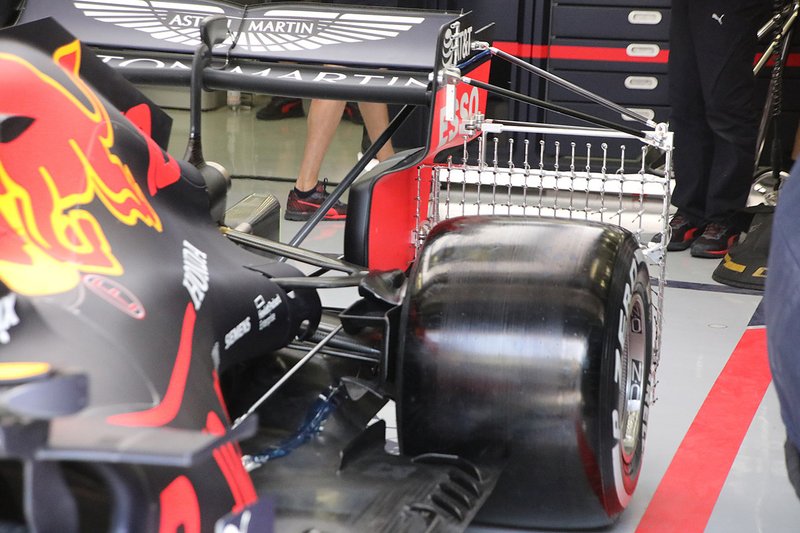Sensor aerodinâmico da Red Bull Racing