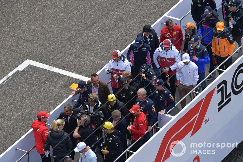La parade des pilotes