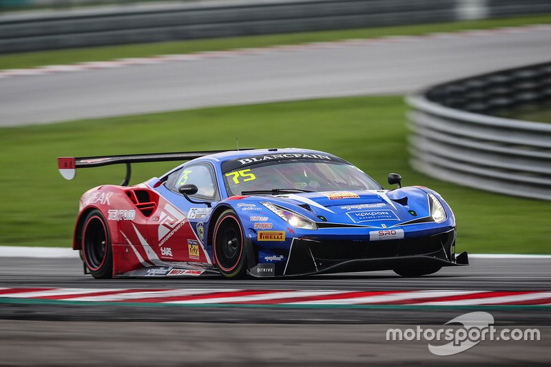 #75 T2 Motorsports Ferrari 488 GT3: David Tjiptobiantoro, Rio Haryanto