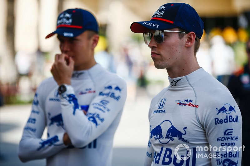 Daniil Kvyat, Toro Rosso and Alexander Albon, Toro Rosso