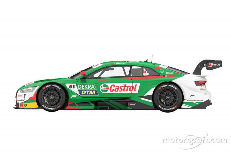 Окрас Audi RS5 DTM Нико Мюллера