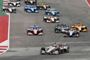 Renn-Action auf dem Circuit of The Americas in Austin: Will Power, Team Penske Chevrolet, führt